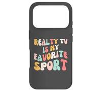 Carcasa para iPhone 17 Pro Reality TV es mi Deporte Favorito Groovy fanático del Reality Show