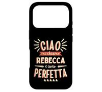 Carcasa para iPhone 17 Pro Rebecca Idea Regalo Personalizzata Amica Nome Divertente