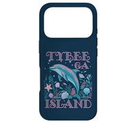 Carcasa para iPhone 17 Pro Recuerdo Colorido para Amantes de los Delfines de Tybee Island GA