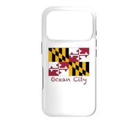 Carcasa para iPhone 17 Pro Recuerdo de la Bandera de Maryland de Ocean City