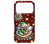 Carcasa para iPhone 17 Pro Red Frenchie Accessories For Women Men Who Love Christmas