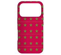 Carcasa para iPhone 17 Pro Red Green Morocco Star Arabic Language Pattern