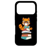 Carcasa para iPhone 17 Pro Red Pandas Book Lover Bookworm Cute Red Panda Reader