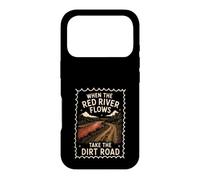 Carcasa para iPhone 17 Pro Red River Flows Take The Dirt Road Humor Adulto