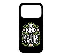Carcasa para iPhone 17 Pro Regalo Ambiental Be Kind to Mother Nature Planet Earth Day