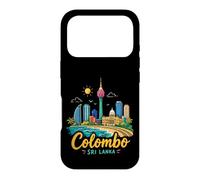 Carcasa para iPhone 17 Pro Regalo de Recuerdo de Viaje de Colombo Sri Lanka Dibujado a Mano