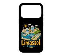 Carcasa para iPhone 17 Pro Regalo de Recuerdo de Viaje de Limassol Chipre Dibujado a Mano