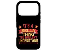 Carcasa para iPhone 17 Pro Regalo Divertido con el Nombre de Bella para Bella