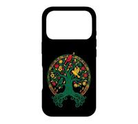 Carcasa para iPhone 17 Pro Reggae Tree Life Rasta Roots Singing Birds Music