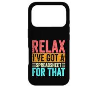 Carcasa para iPhone 17 Pro Relájate, Tengo una Hoja de cálculo para Ese Contador Vintage