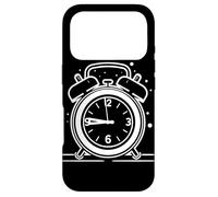 Carcasa para iPhone 17 Pro Reloj Despertador Sketch Vintage Lover