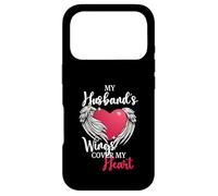 Carcasa para iPhone 17 Pro Remembrance Design y My Husband Has Wings Heart