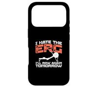 Carcasa para iPhone 17 Pro Remo Divertido con Texto en inglés I Hate The Erg I'Ll Row Again Tomorrow