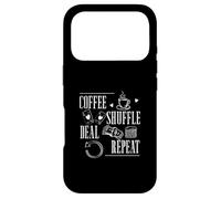 Carcasa para iPhone 17 Pro Repetir la Oferta de café barajar Cartas Divertidas distribuidores de Casino