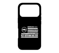 Carcasa para iPhone 17 Pro Repo Repoman Repo Man Bandera Estadounidense patriótica Retro