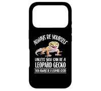 Carcasa para iPhone 17 Pro Reptile Happy Boys Girls Be Yourself Leopard Gecko Lover