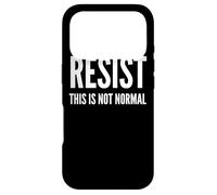 Carcasa para iPhone 17 Pro Resistir Esto No Es Normal - Activista