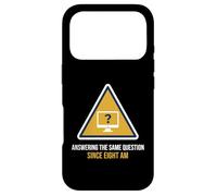 Carcasa para iPhone 17 Pro Respondiendo a la Misma Pregunta Desde Que Las Ocho Soy Help Desk