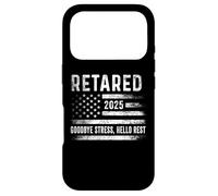 Carcasa para iPhone 17 Pro Retired 2025 Goodbye Stress Hello Rest Retirement Men Women