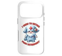 Carcasa para iPhone 17 Pro Retired Nurse GNOME I Need To Retire from Retirement Saying