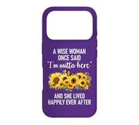 Carcasa para iPhone 17 Pro Retirement A Wise Woman Once Said I'm Outta Here Im Retired