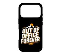 Carcasa para iPhone 17 Pro Retirement Funny Party Quote out of Office Forever
