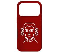 Carcasa para iPhone 17 Pro Retrato Minimalista Mozart Amante de la música clásica