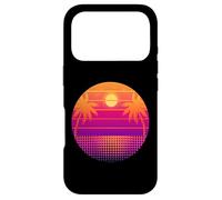 Carcasa para iPhone 17 Pro Retro 80s Vaporwave Palm Trees Sunset - Synthwave Art tee
