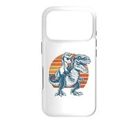 Carcasa para iPhone 17 Pro Retro Aesthetics Unicorn Riding T-Rex Dinosaur Funny