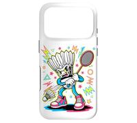 Carcasa para iPhone 17 Pro Retro Arcade Badminton Volante