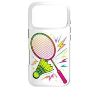 Carcasa para iPhone 17 Pro Retro Arcade Badminton Volante