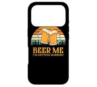 Carcasa para iPhone 17 Pro Retro Beer Me Getting Married Funny Drinking Team Beer Lover