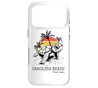 Carcasa para iPhone 17 Pro Retro Carolina Beach Cute Sea Turtle Art NC Vacaciones Familiares
