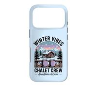 Carcasa para iPhone 17 Pro Retro Christmas Winter Vibes Ski Vacation Chalet Crew