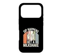 Carcasa para iPhone 17 Pro Retro Comida Rápida Nostalgia Vintage Diner Papas Fritas Batidos Hamburguesas