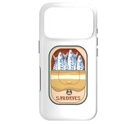 Carcasa para iPhone 17 Pro Retro Graphic Sardines Tinned Fish for Men and Women