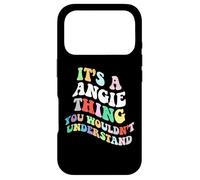 Carcasa para iPhone 17 Pro Retro Groovy es una Cosa Angie Que no entenderías