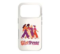 Carcasa para iPhone 17 Pro Retro Groovy Girl Power Feminista Hermandades de Mujeres