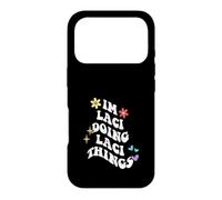 Carcasa para iPhone 17 Pro Retro Groovy Im Laci Doing Laci Things Funny Día de la Madre