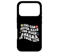 Carcasa para iPhone 17 Pro Retro Groovy Nunca Puedes Tener Demasiada Rosana En Tu Vida