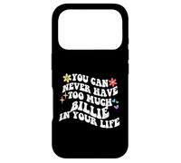 Carcasa para iPhone 17 Pro Retro Groovy Nunca Puedes Tener Demasiado Billie En Tu Vida