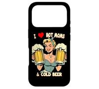 Carcasa para iPhone 17 Pro Retro I Love Hot Moms y Cold Beer