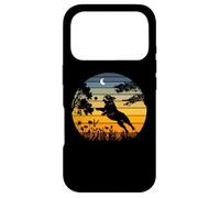 Carcasa para iPhone 17 Pro Retro Night Garden Sunset Nature Old English Bulldog Lover