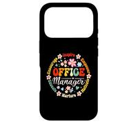 Carcasa para iPhone 17 Pro Retro Office Manager Appreciation - Cute School Admin Staff
