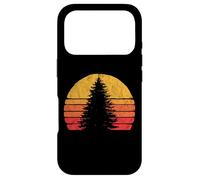 Carcasa para iPhone 17 Pro Retro Sun Minimalist Pine Tree Design - Graphic 80's