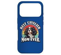 Carcasa para iPhone 17 Pro Retro Vintage Best Cavalier King Charles Spaniel Mom Ever