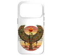 Carcasa para iPhone 17 Pro Retro Vintage Horus Antiguo Falcon Egipcio Jeroglífico
