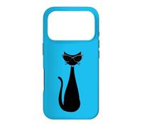 Carcasa para iPhone 17 Pro Retro Vintage Mod Atomic Black Cat Eye Gafas Rockabilly