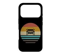 Carcasa para iPhone 17 Pro Retro Vintage Sunset 4x4 Coche Off Road Wave
