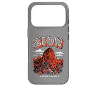Carcasa para iPhone 17 Pro Retro Zion National Park Vintage Style Angels Landing Utah
